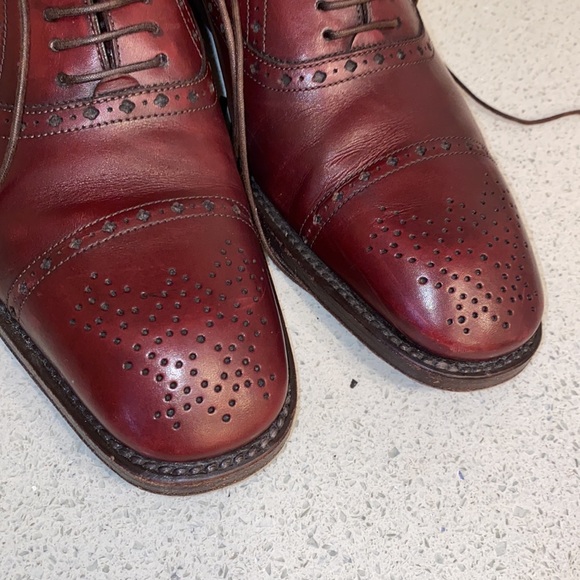 Louis Vuitton Brogue Shoes Burgundy - Picture 5 of 15